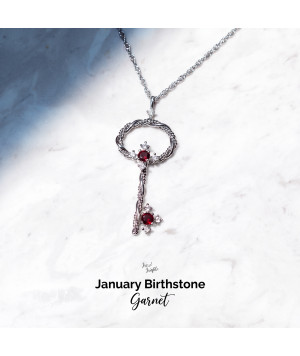 The Birthstone Magical Key Necklace The Birthstone Magical Key Necklace